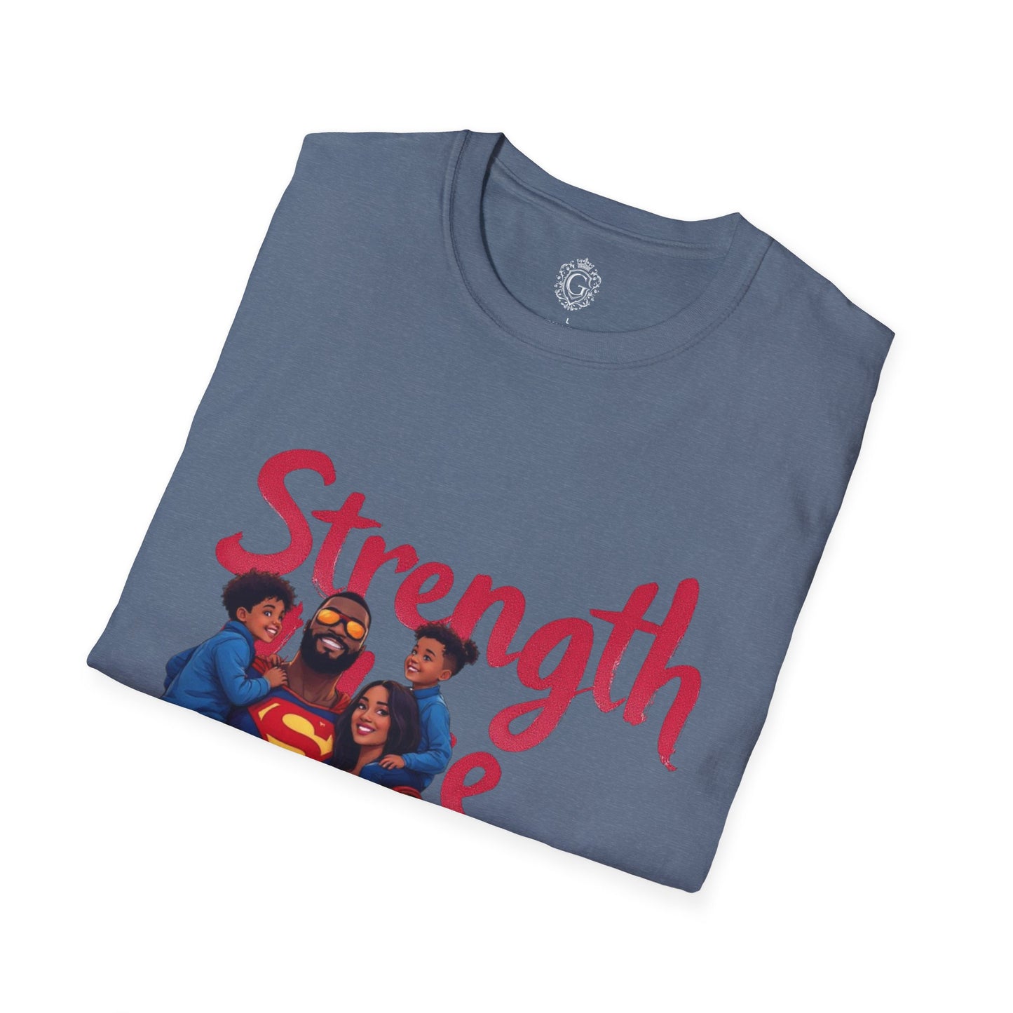 Superhero Family Strength Unisex Softstyle T-Shirt