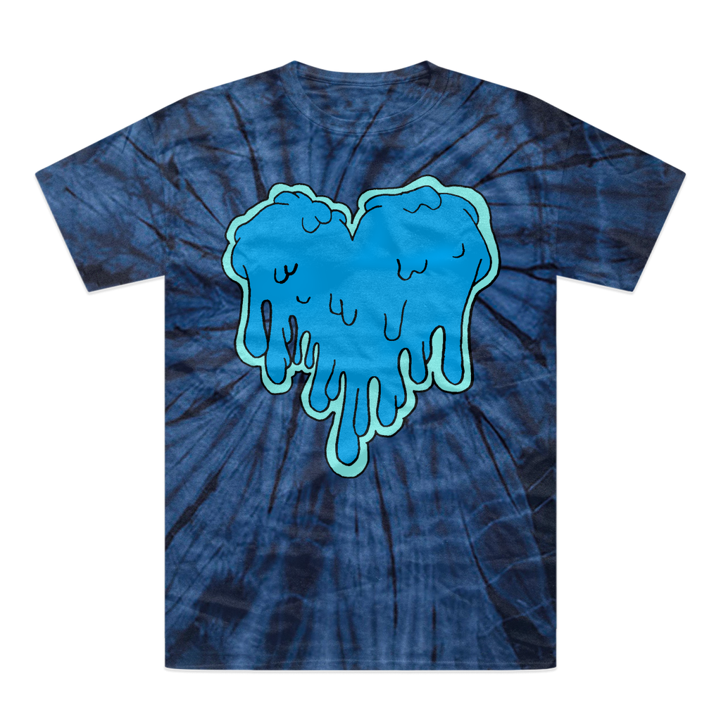 benzo heart Tonal Spider Tie-Dye T-Shirt