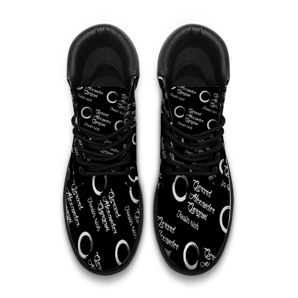 Gorgani logo Boots Round Toe Boots Fashion Boots