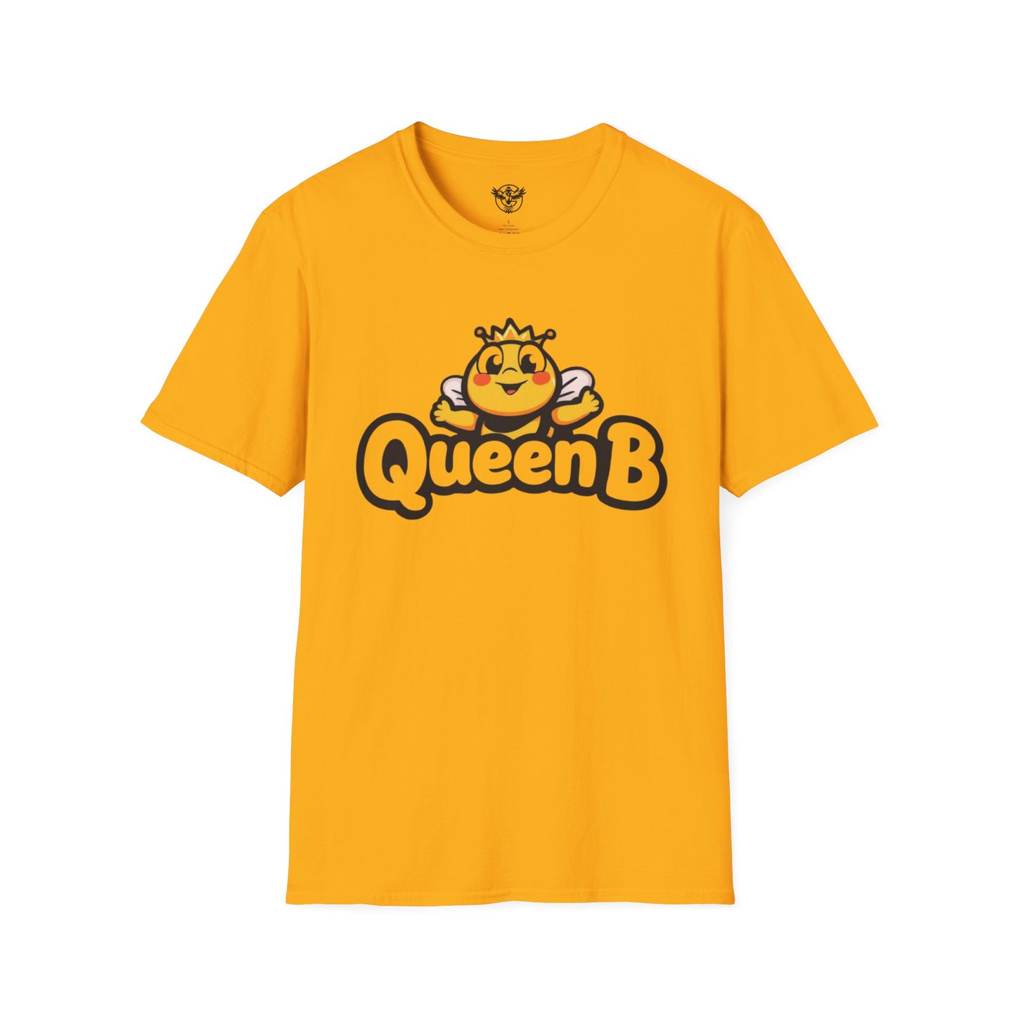 Queen B Unisex Softstyle T-Shirt - Fun and Bright Graphic Tee for Bee Lovers