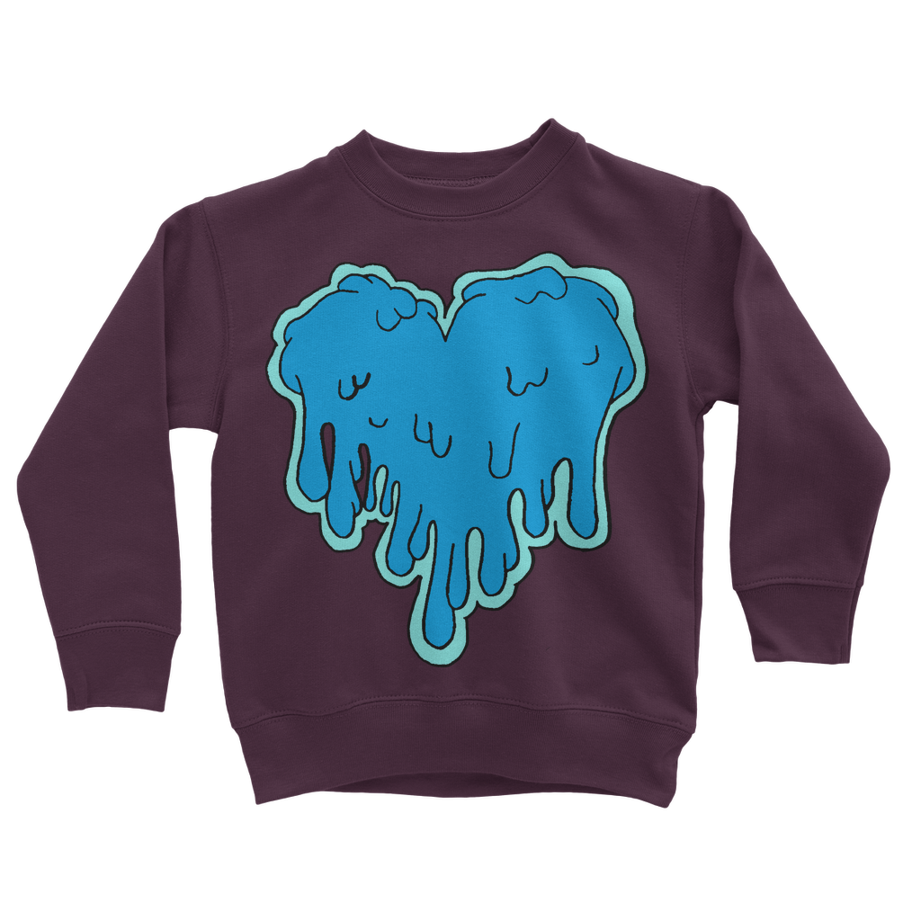 benzo heart Classic Kids Sweatshirt