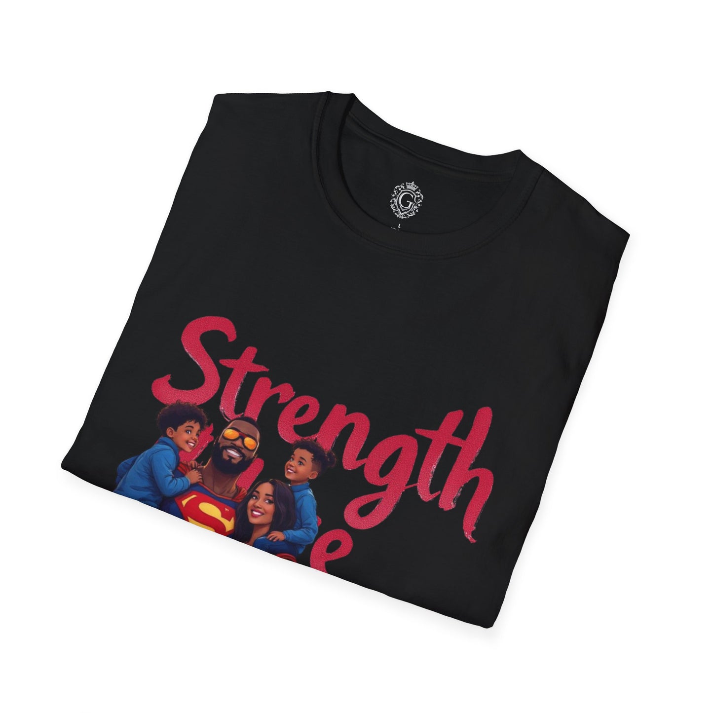 Superhero Family Strength Unisex Softstyle T-Shirt