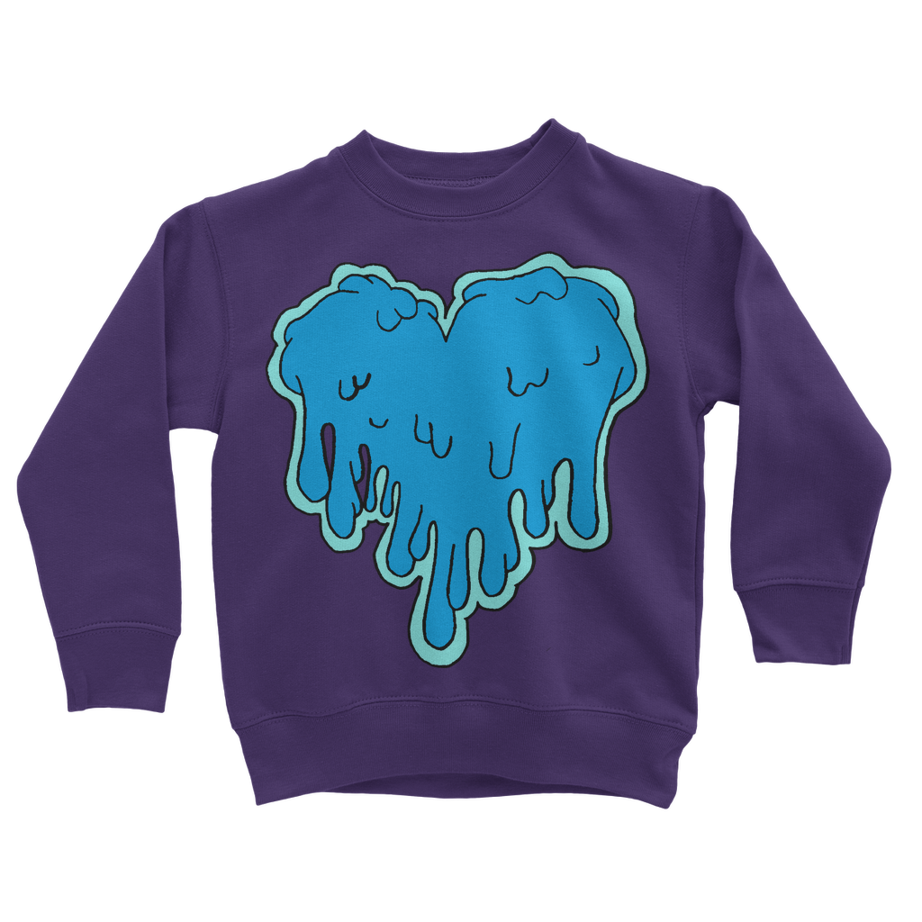 benzo heart Classic Kids Sweatshirt