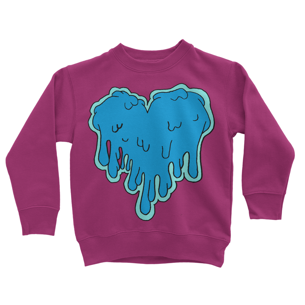 benzo heart Classic Kids Sweatshirt