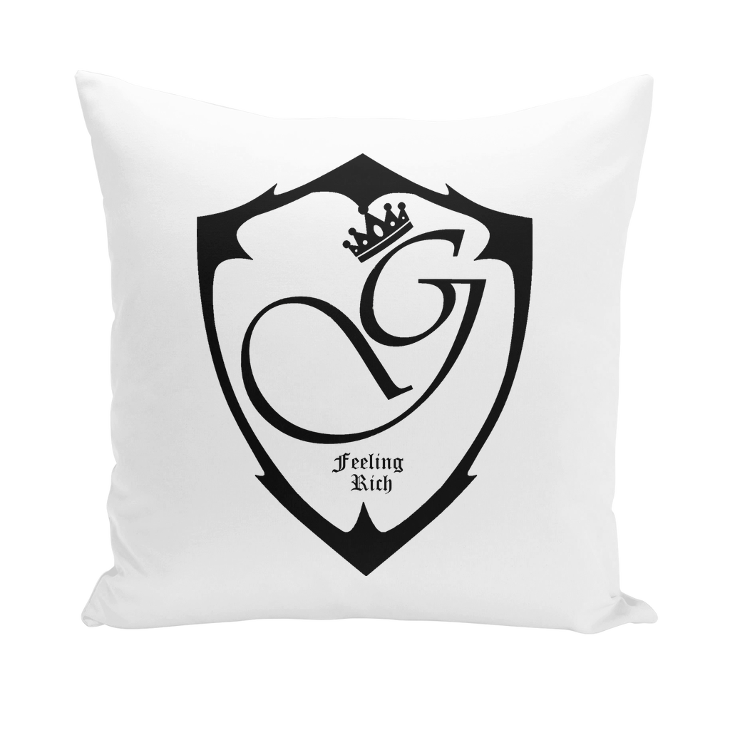 Feeling rich Throw Pillows