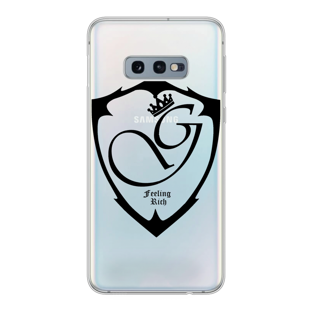 Feeling rich Back Printed Transparent Soft Phone Case