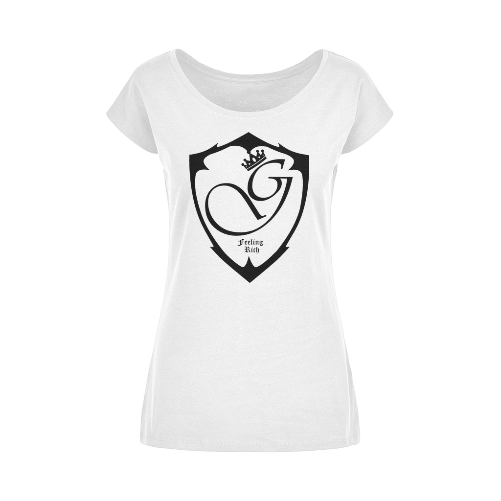 Feeling rich Wide Neck Womens T-Shirt XS-5XL