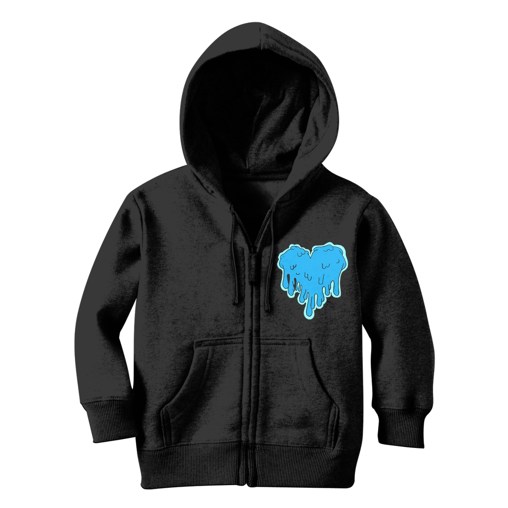 benzo heart Classic Kids Zip Hoodie