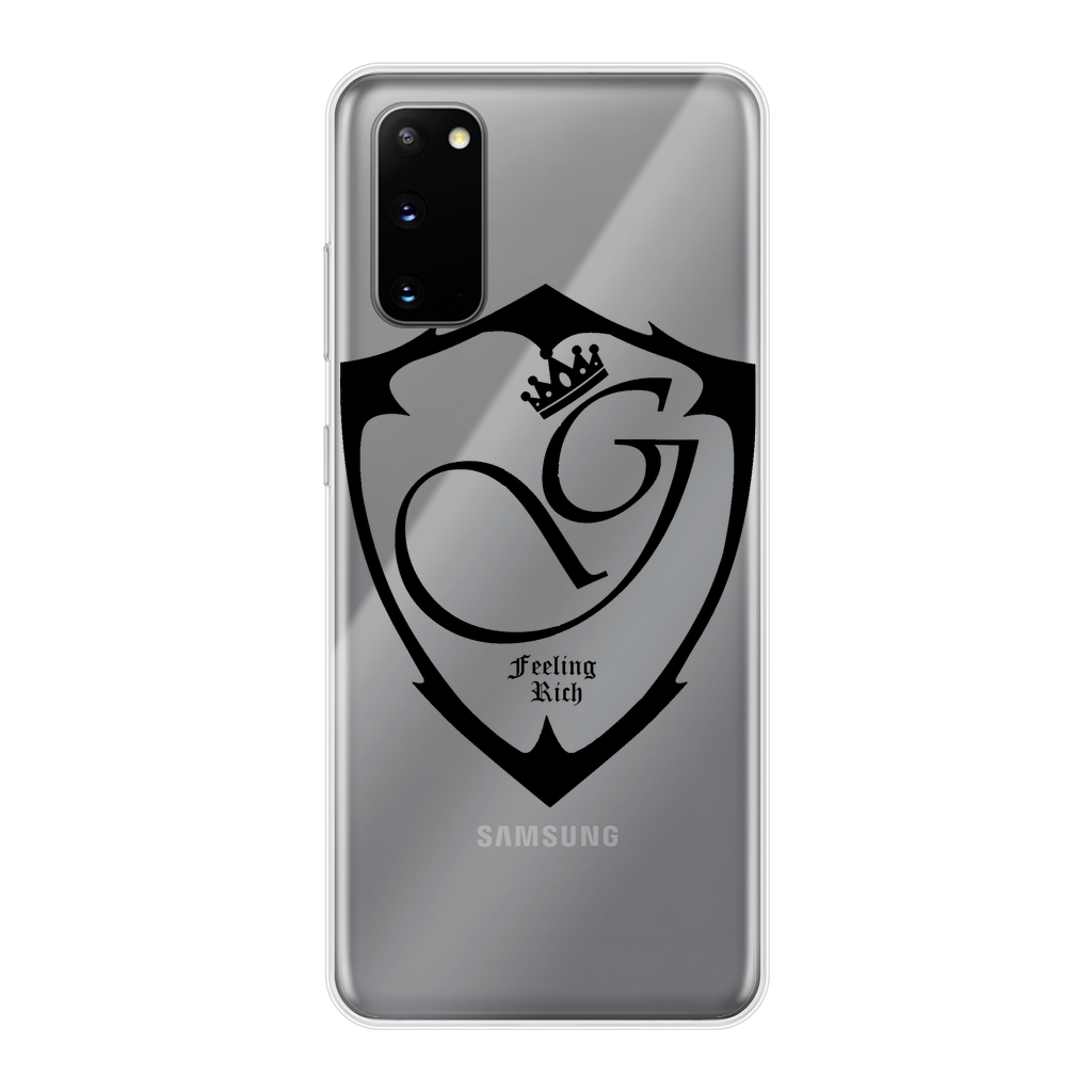 Feeling rich Back Printed Transparent Soft Phone Case
