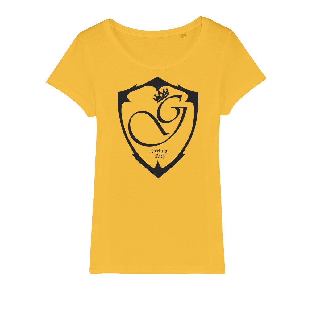 Feeling rich Organic Jersey Womens T-Shirt