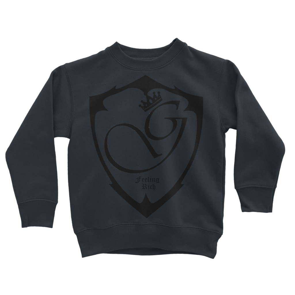 Feeling rich Classic Kids Sweatshirt