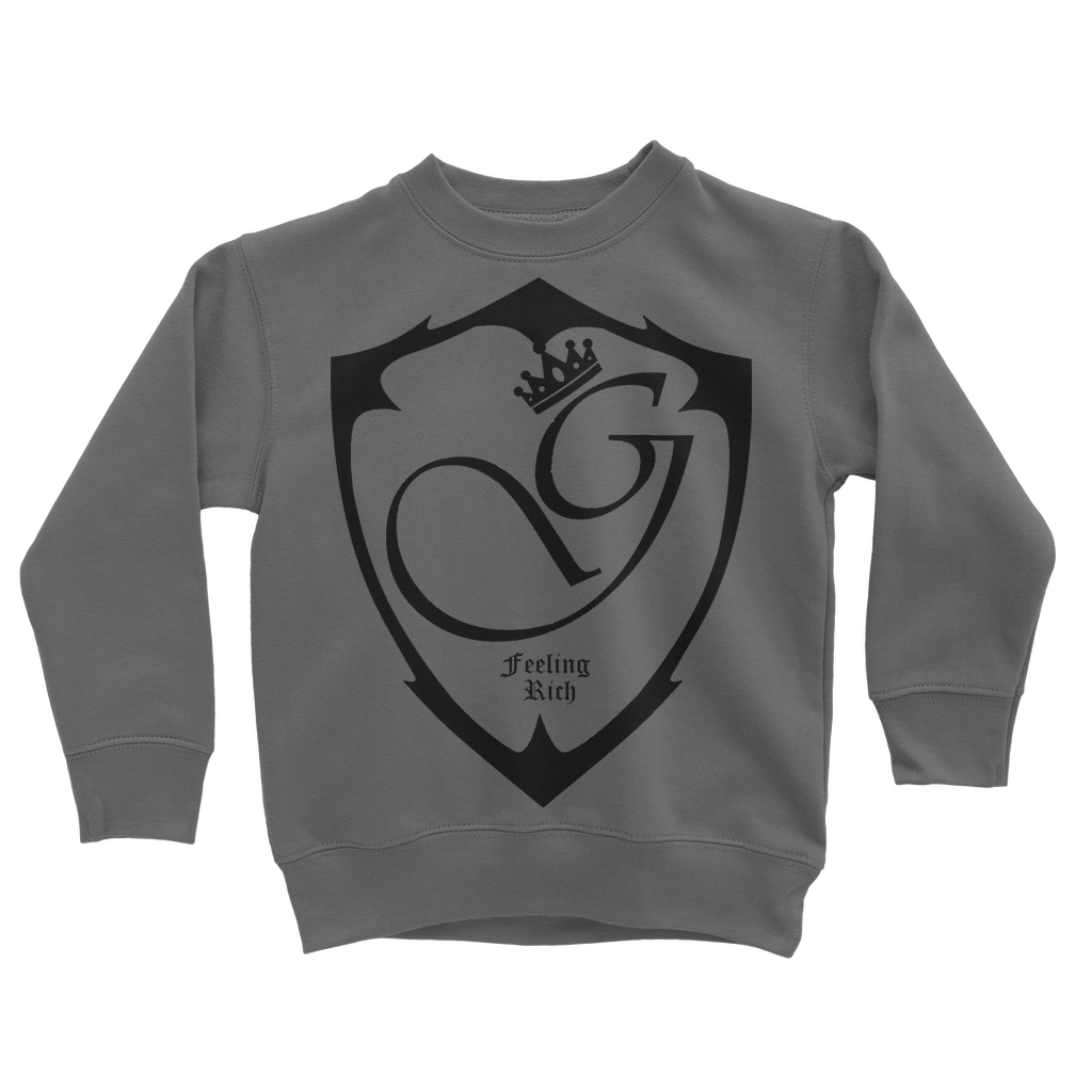 Feeling rich Classic Kids Sweatshirt