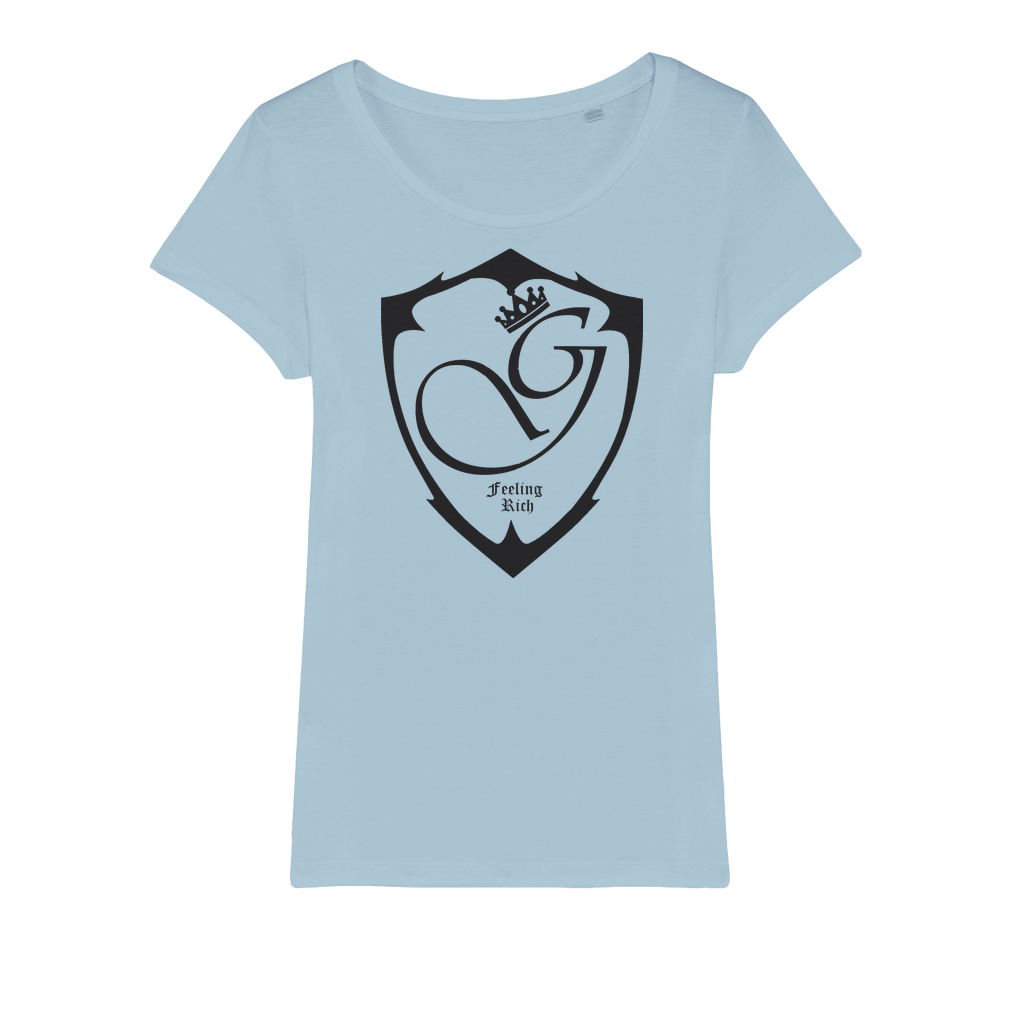Feeling rich Organic Jersey Womens T-Shirt