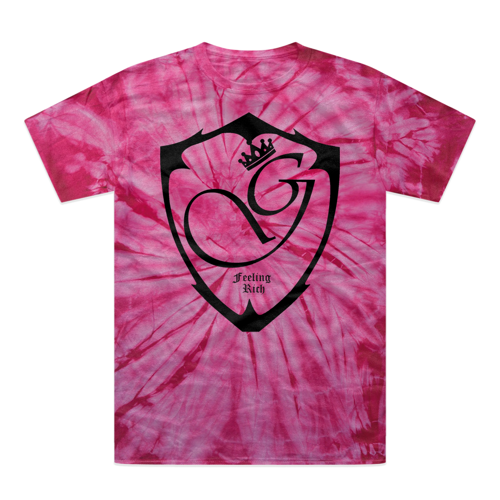 Feeling rich Tonal Spider Tie-Dye T-Shirt