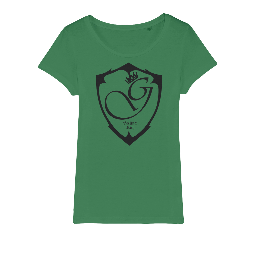 Feeling rich Organic Jersey Womens T-Shirt