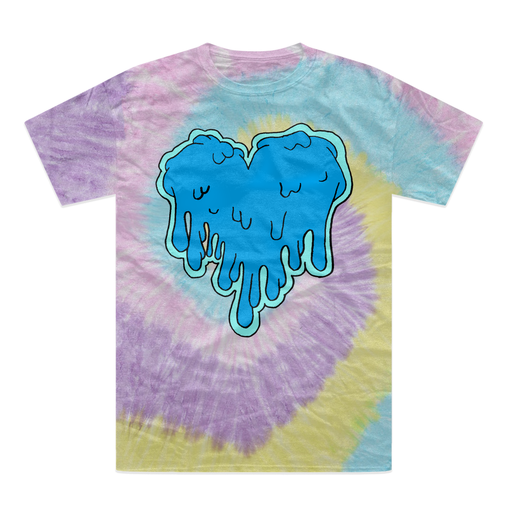 benzo heart Tie-Dye T-Shirt