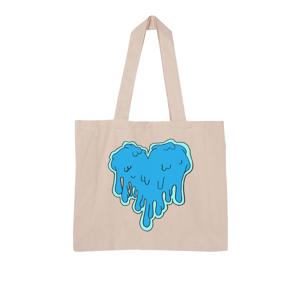 benzo heart Large Organic Tote Bag