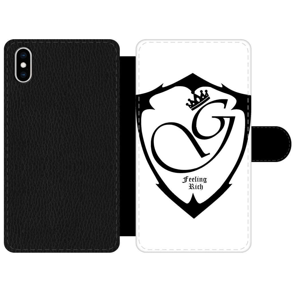 Feeling rich Front Printed Wallet Cases