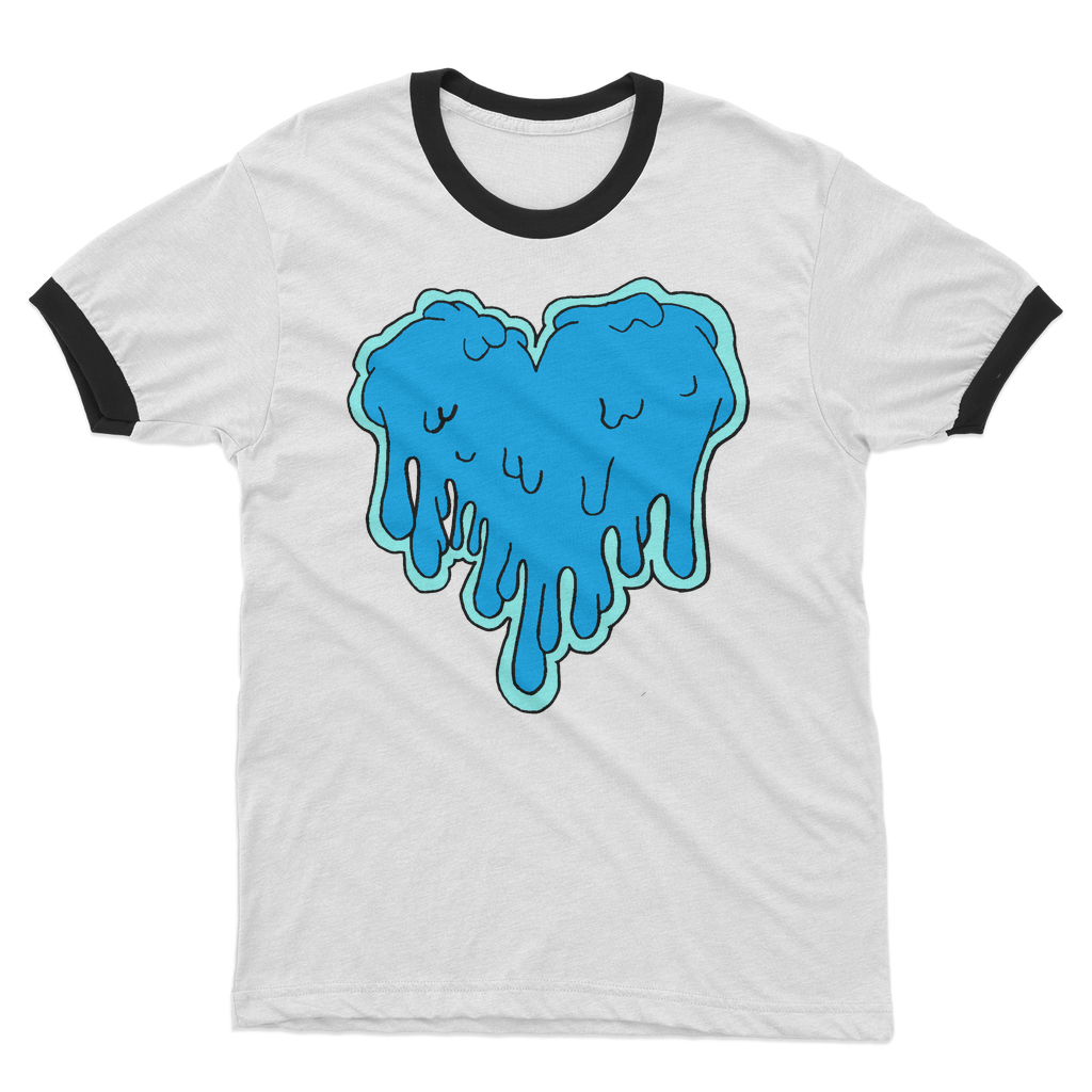 benzo heart Adult Ringer T-Shirt