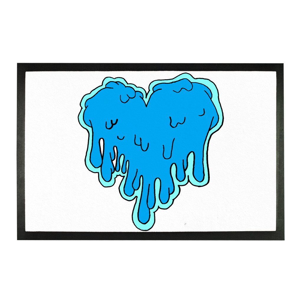 benzo heart Sublimation Doormat