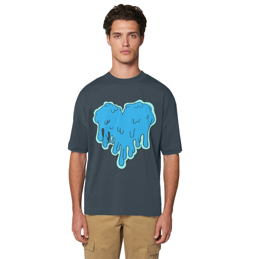benzo heart Premium Organic Oversized T-Shirt
