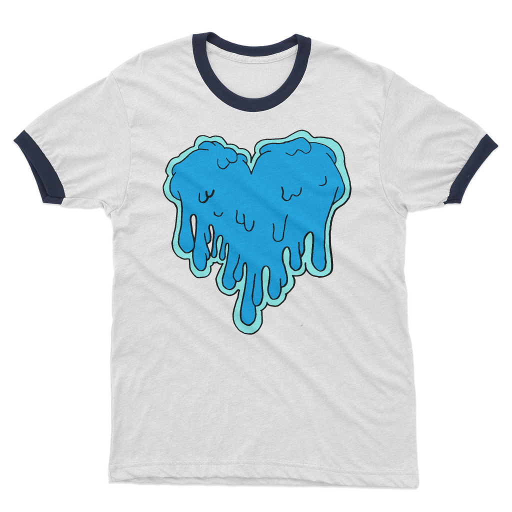 benzo heart Adult Ringer T-Shirt