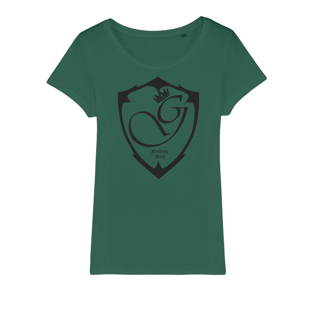 Feeling rich Organic Jersey Womens T-Shirt