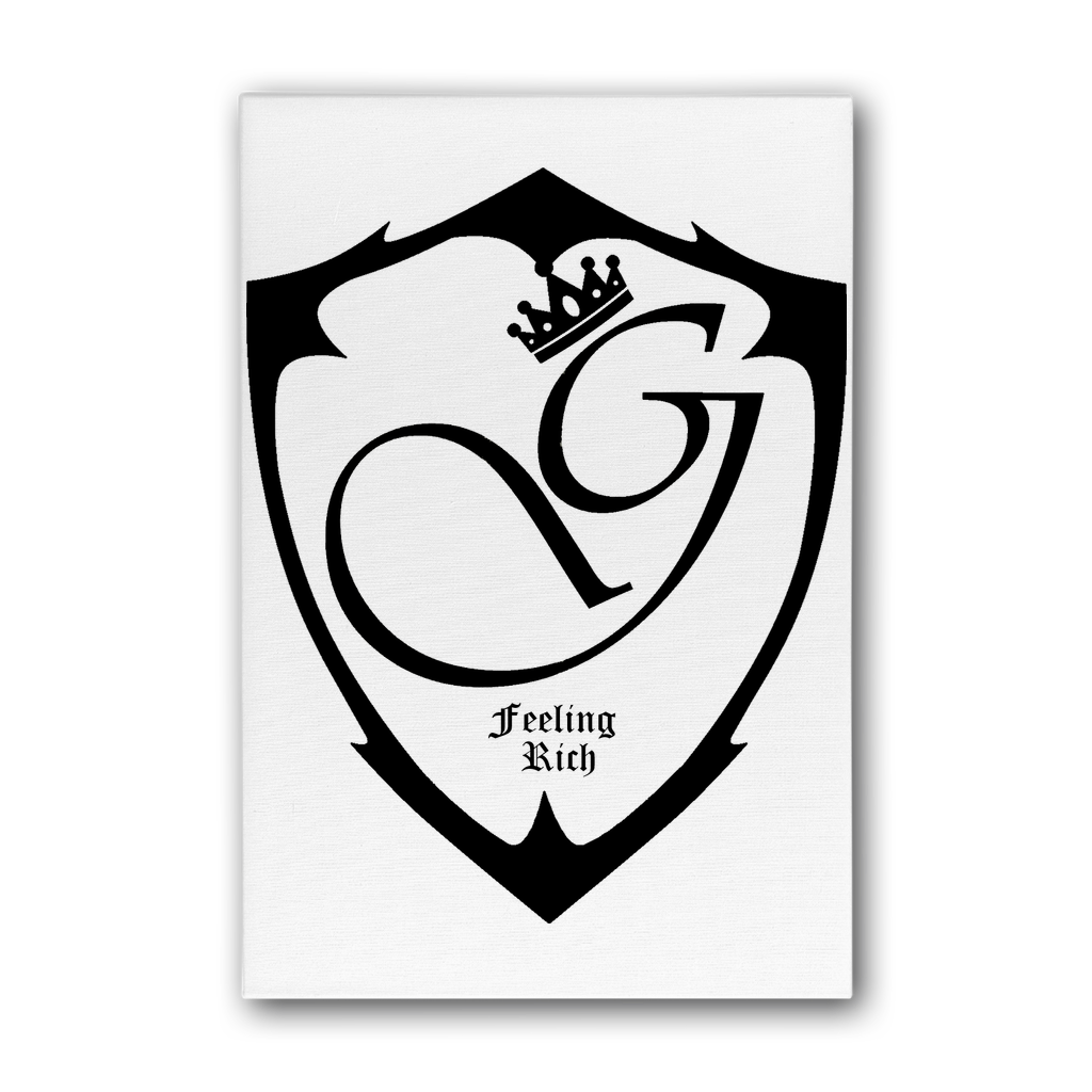 Feeling rich Premium Stretched Canvas
