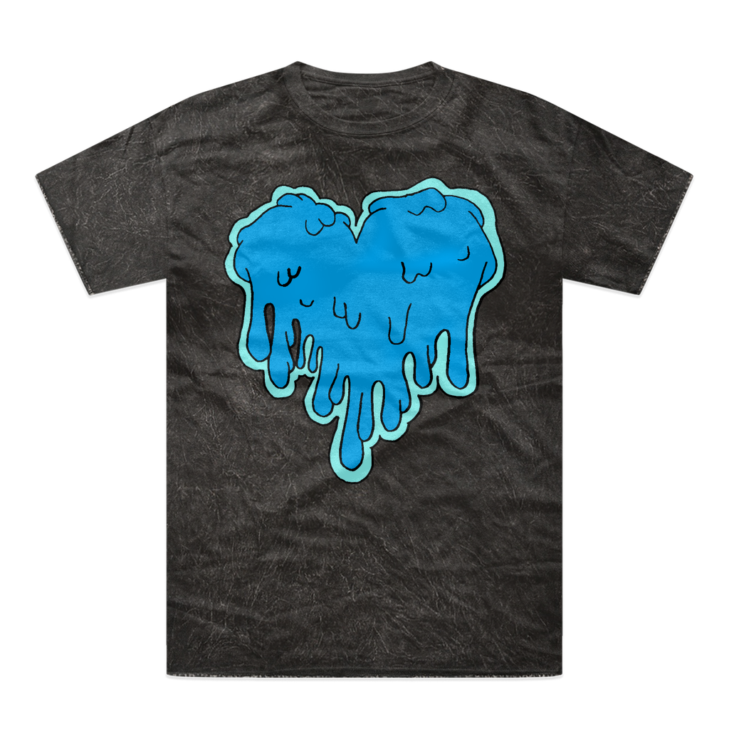 benzo heart Tie-Dye T-Shirt