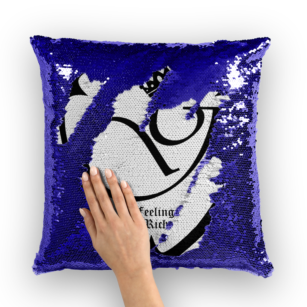 Feeling rich Sequin Cushion Cover