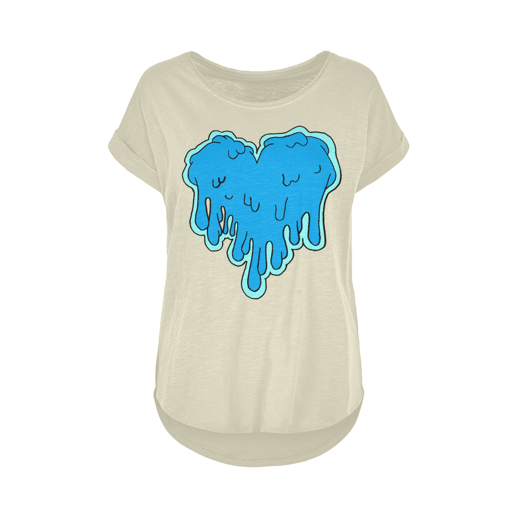 benzo heart Women's Long Slub T-Shirt XS-5XL
