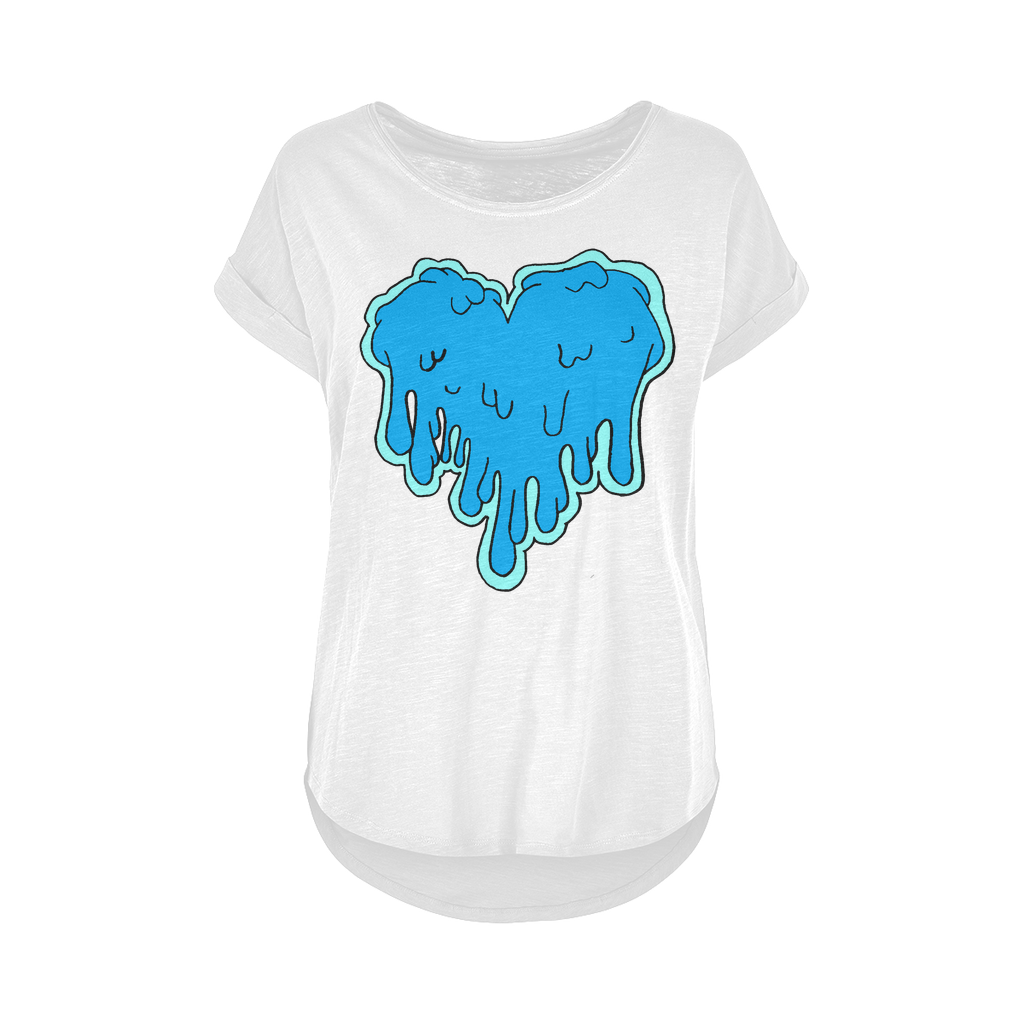 benzo heart Women's Long Slub T-Shirt XS-5XL