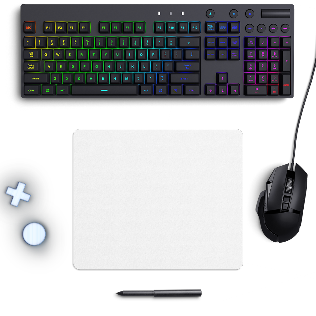 benzo heart Mouse Pad
