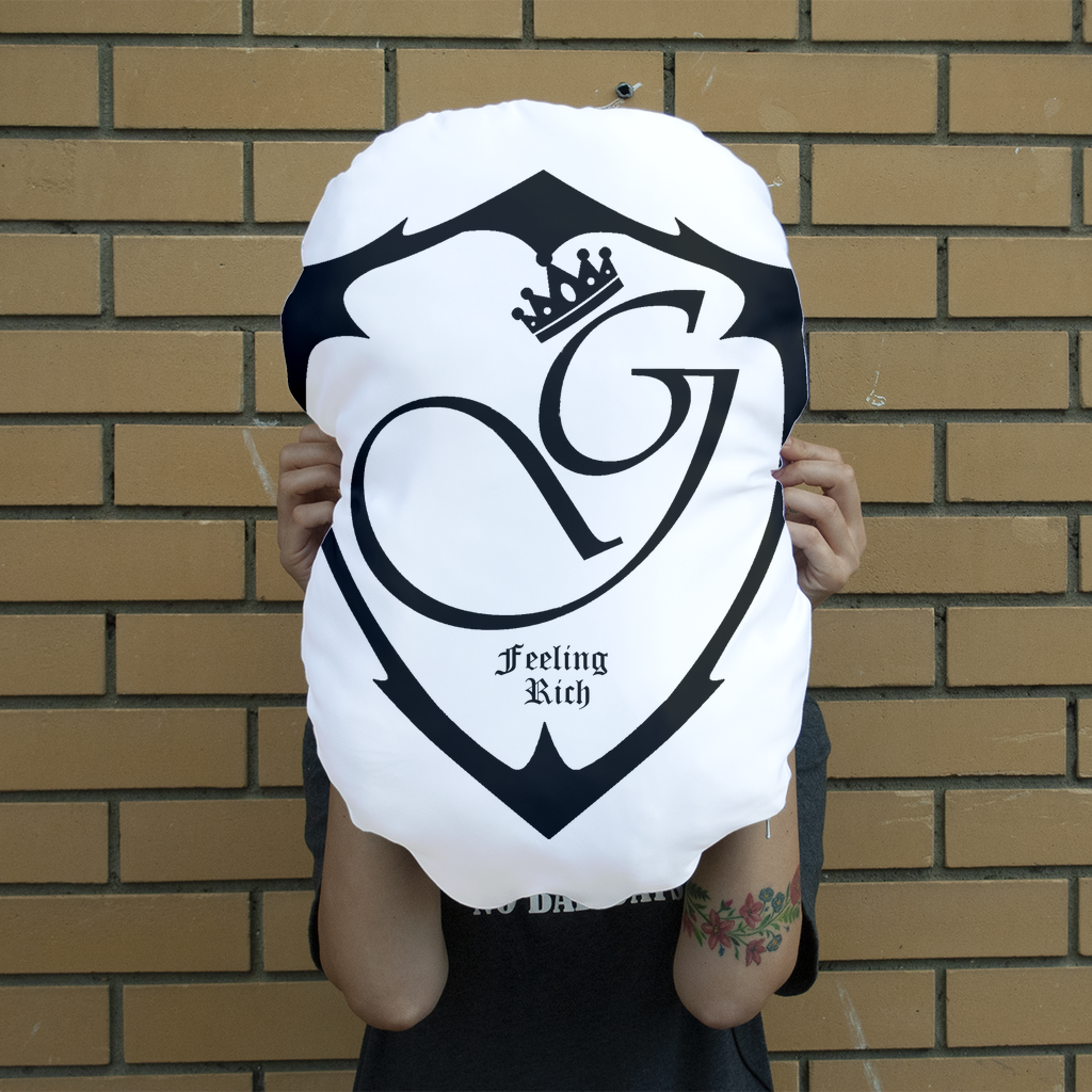 Feeling rich Giant Face Cushion