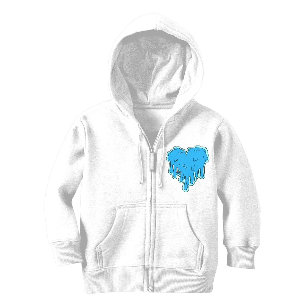 benzo heart Classic Kids Zip Hoodie
