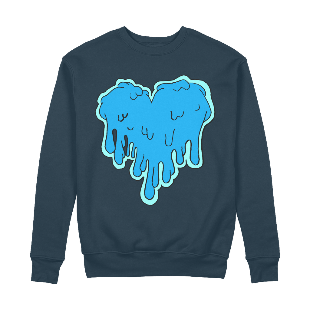 benzo heart 100% Organic Cotton Sweatshirt