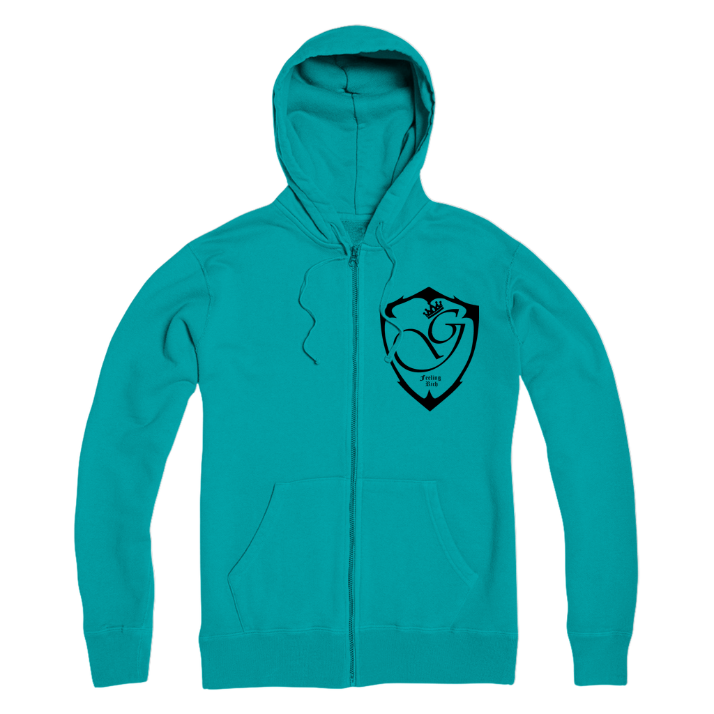 Feeling rich Premium Adult Zip Hoodie