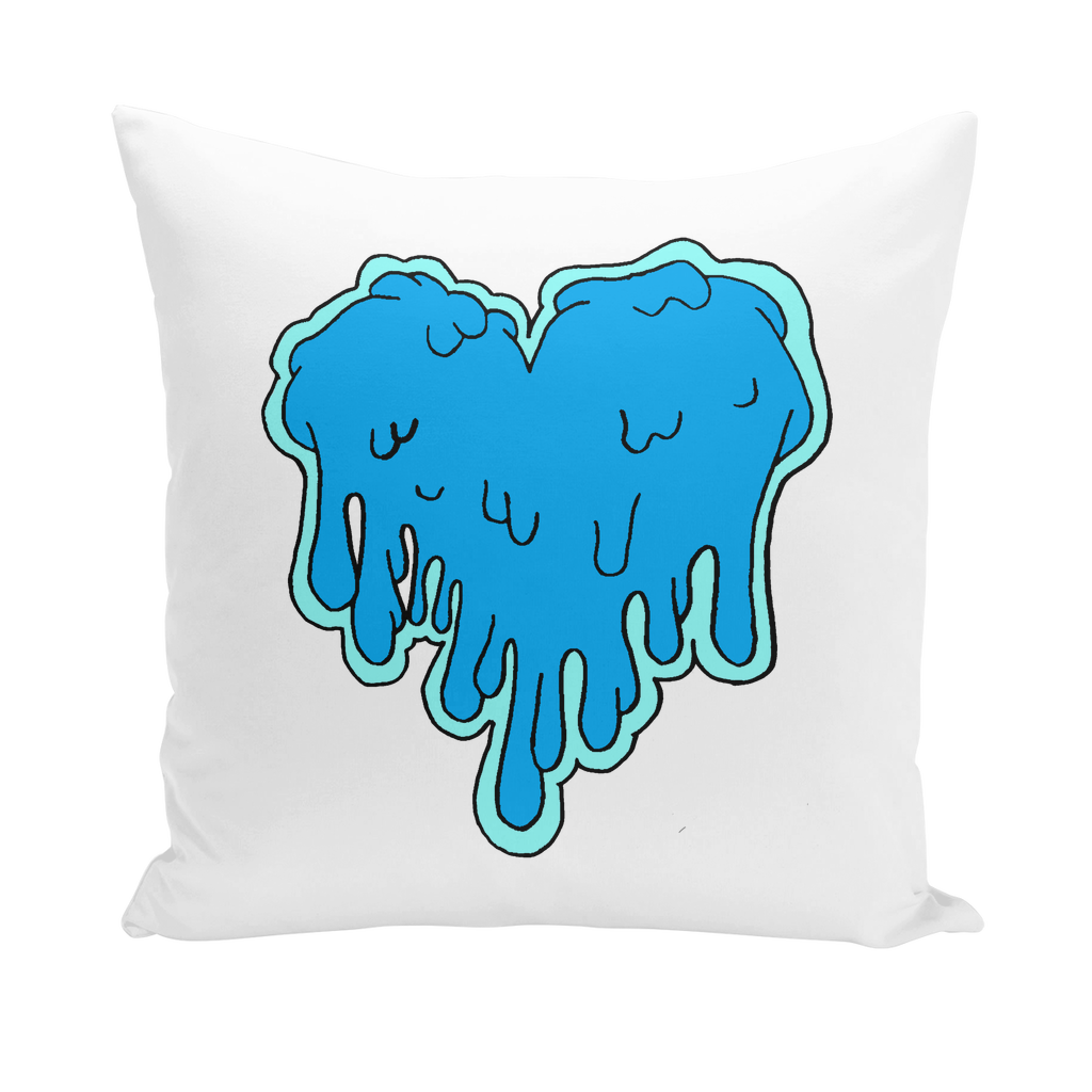 benzo heart Throw Pillows