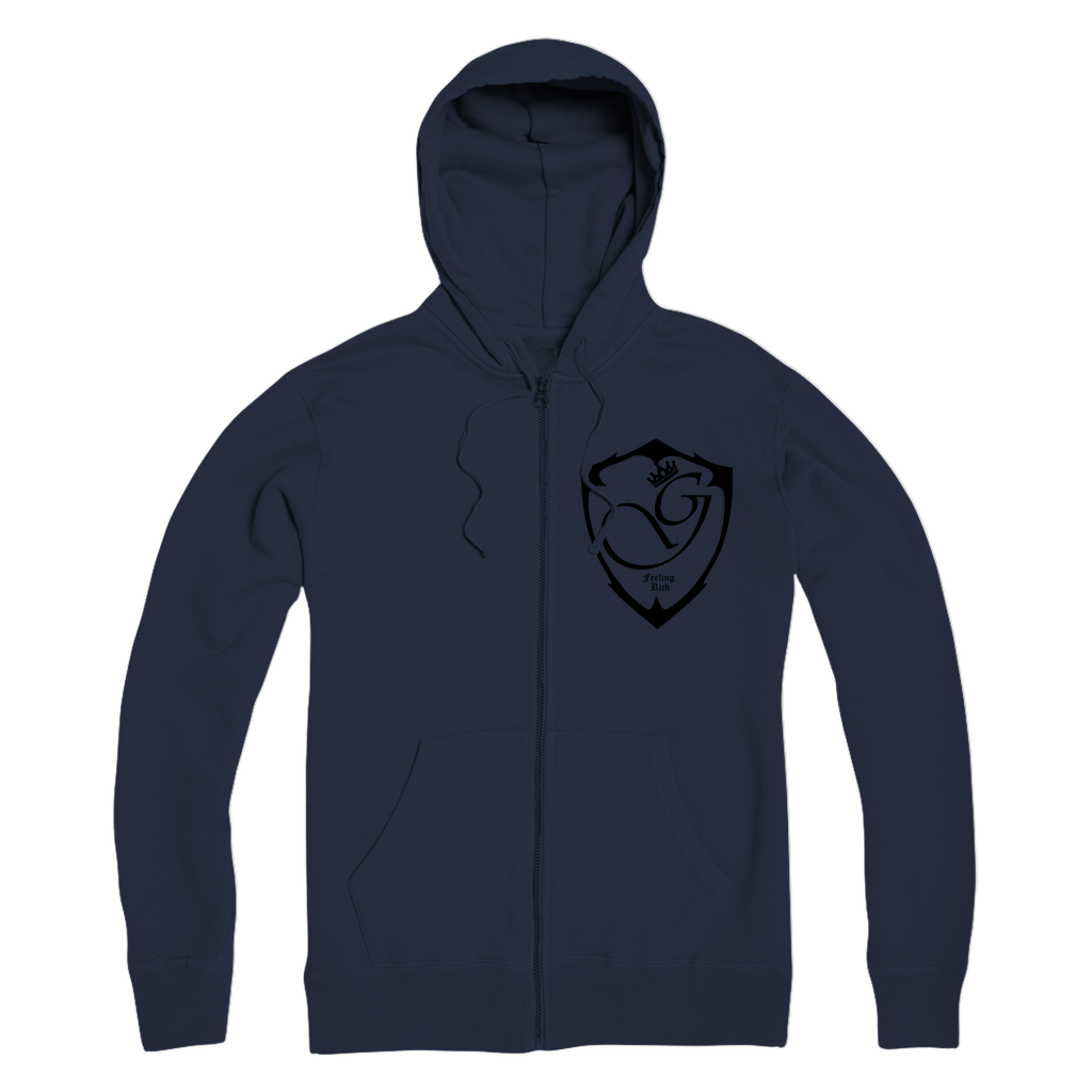 Feeling rich Premium Adult Zip Hoodie