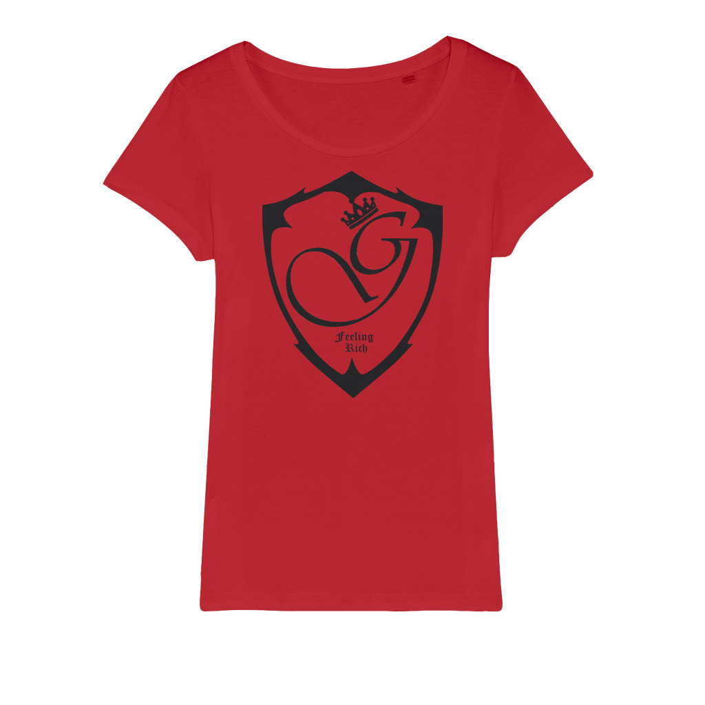 Feeling rich Organic Jersey Womens T-Shirt