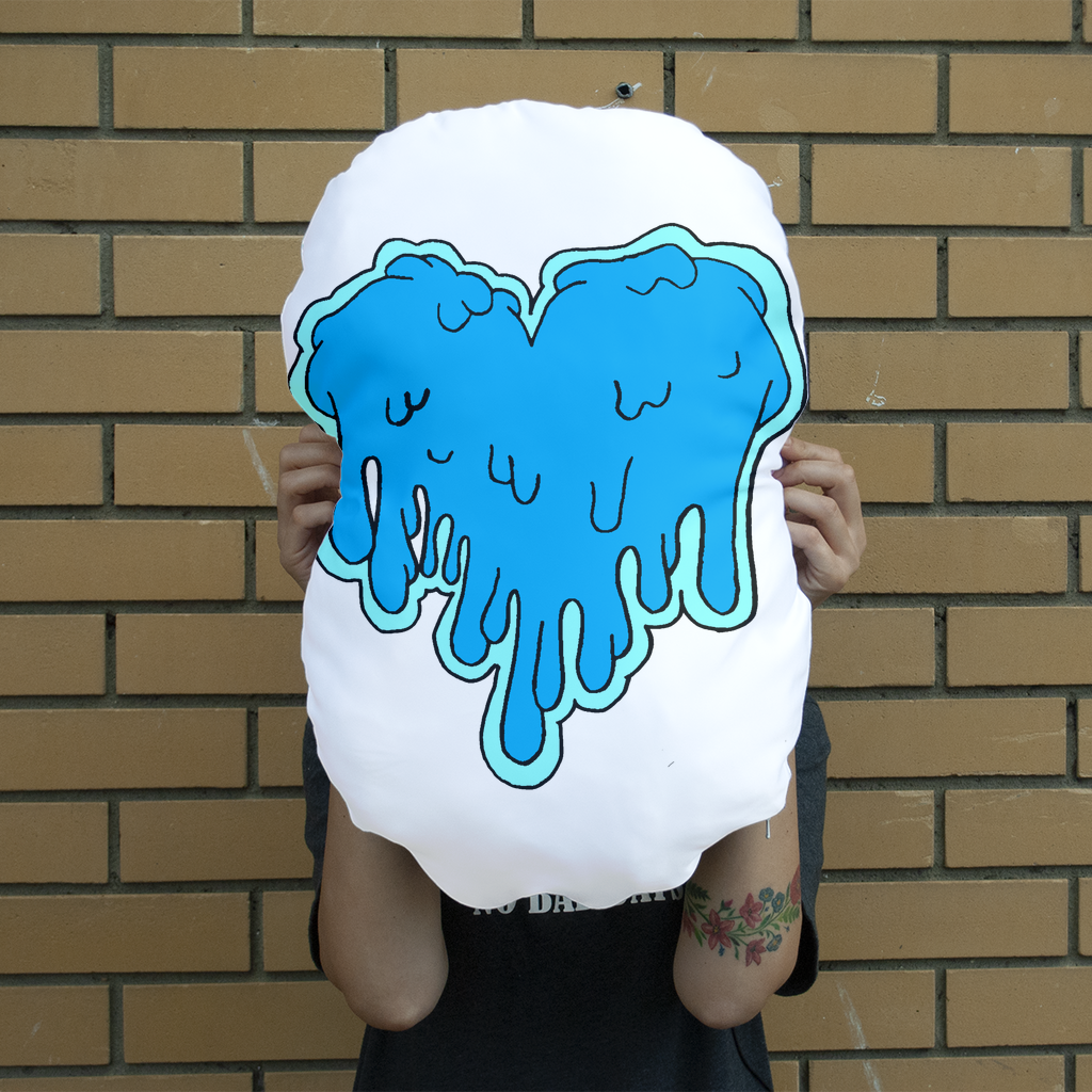 benzo heart Giant Face Cushion