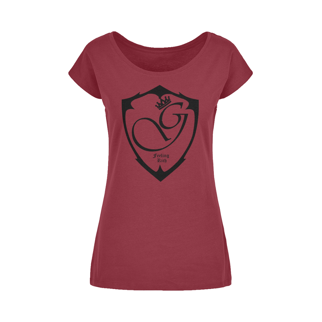 Feeling rich Wide Neck Womens T-Shirt XS-5XL