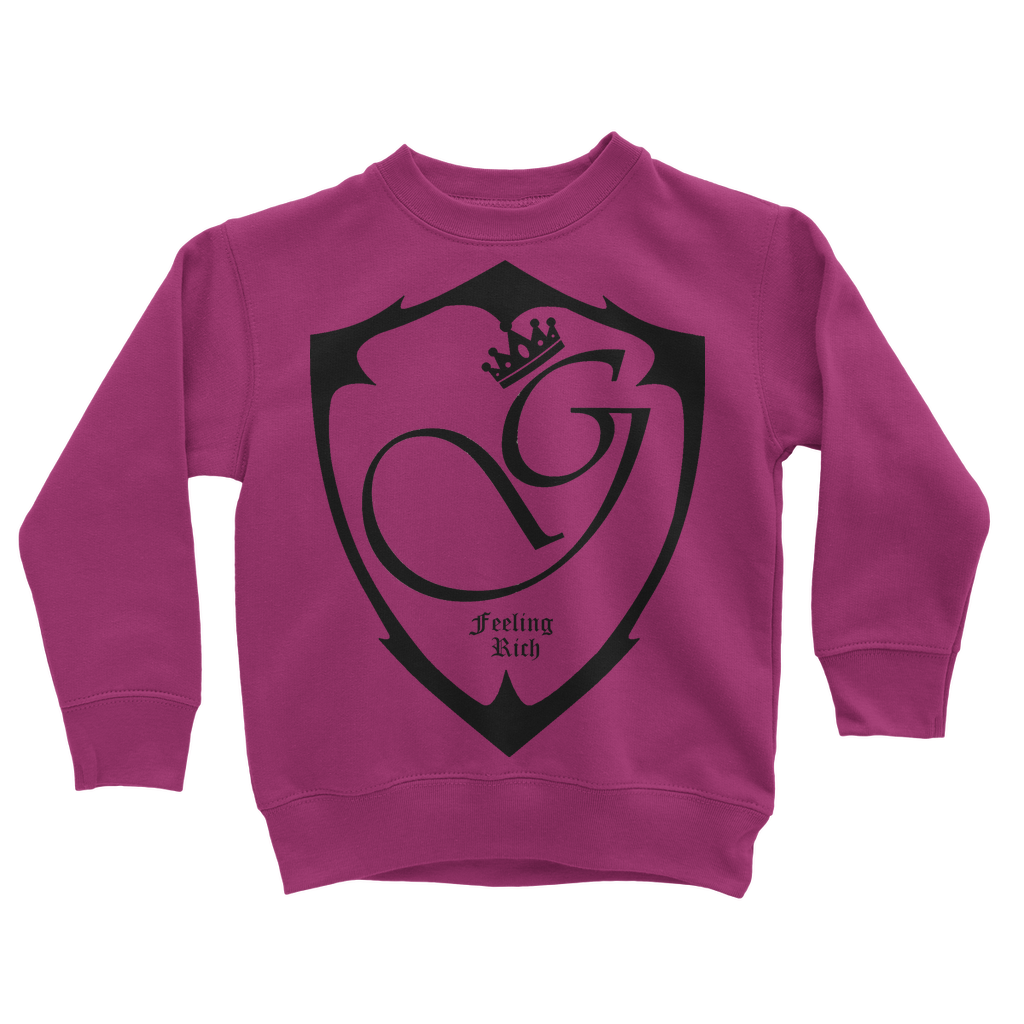 Feeling rich Classic Kids Sweatshirt