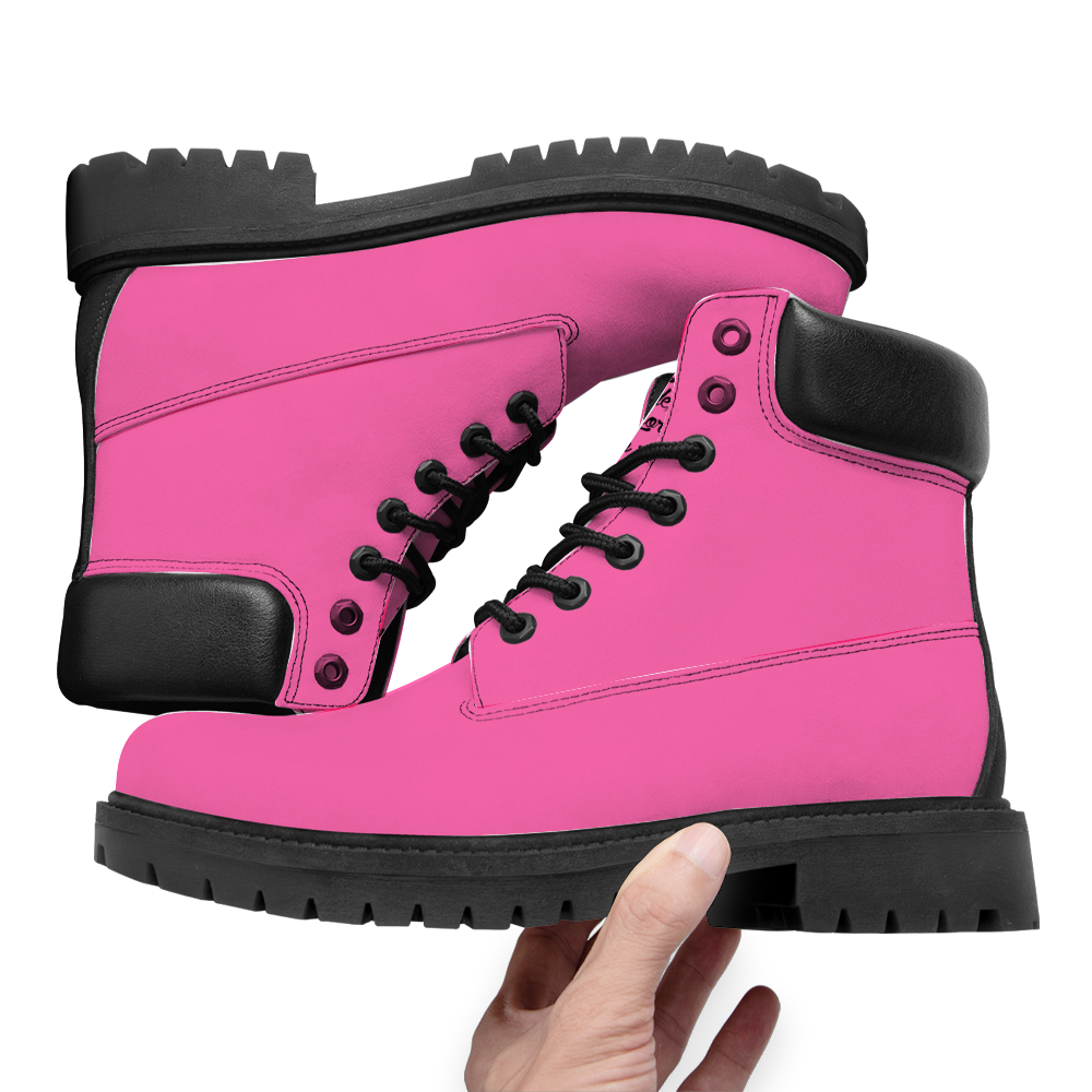 Gorgani bubble gum Round Toe Boots Fashion Boots