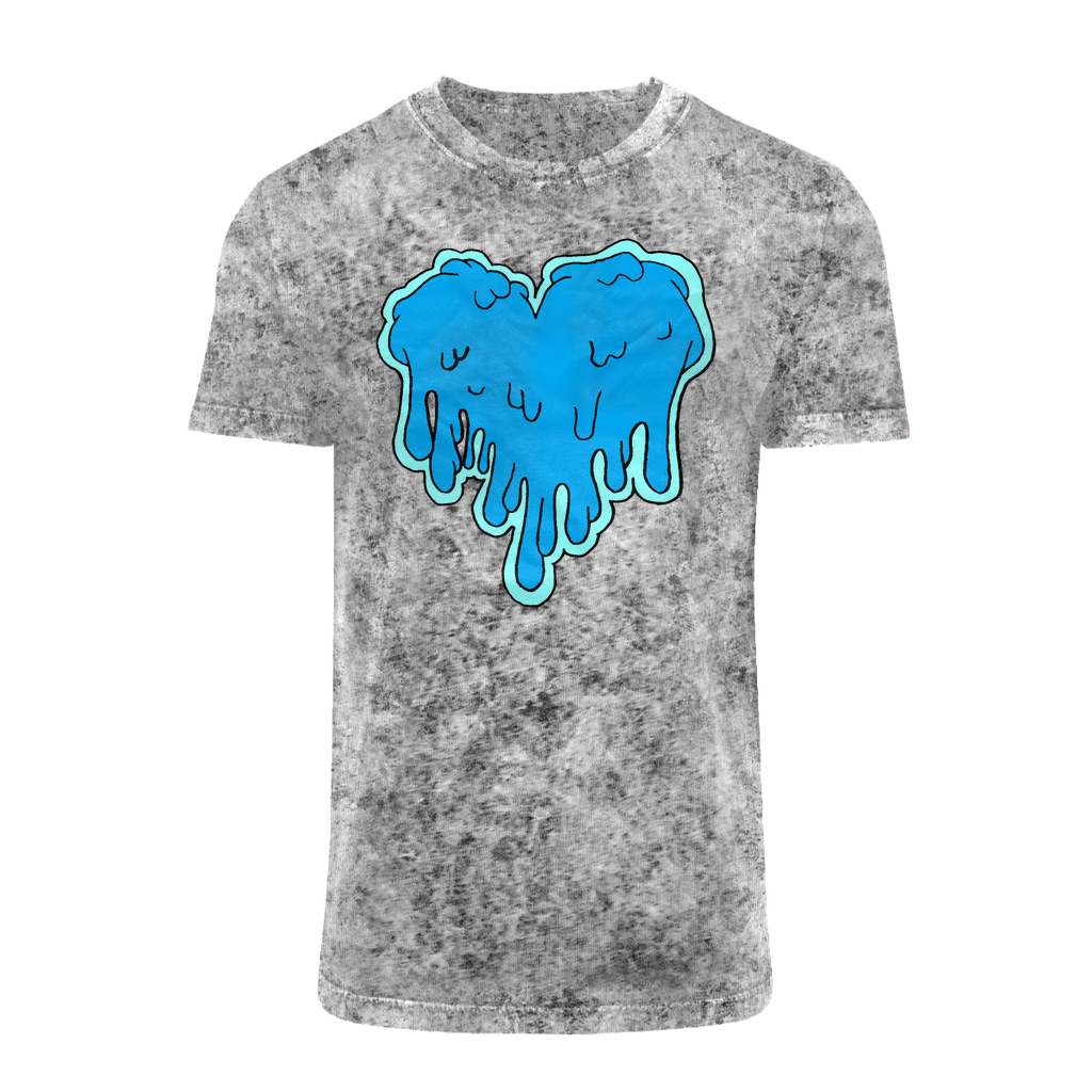 benzo heart Acid Washed T-Shirt