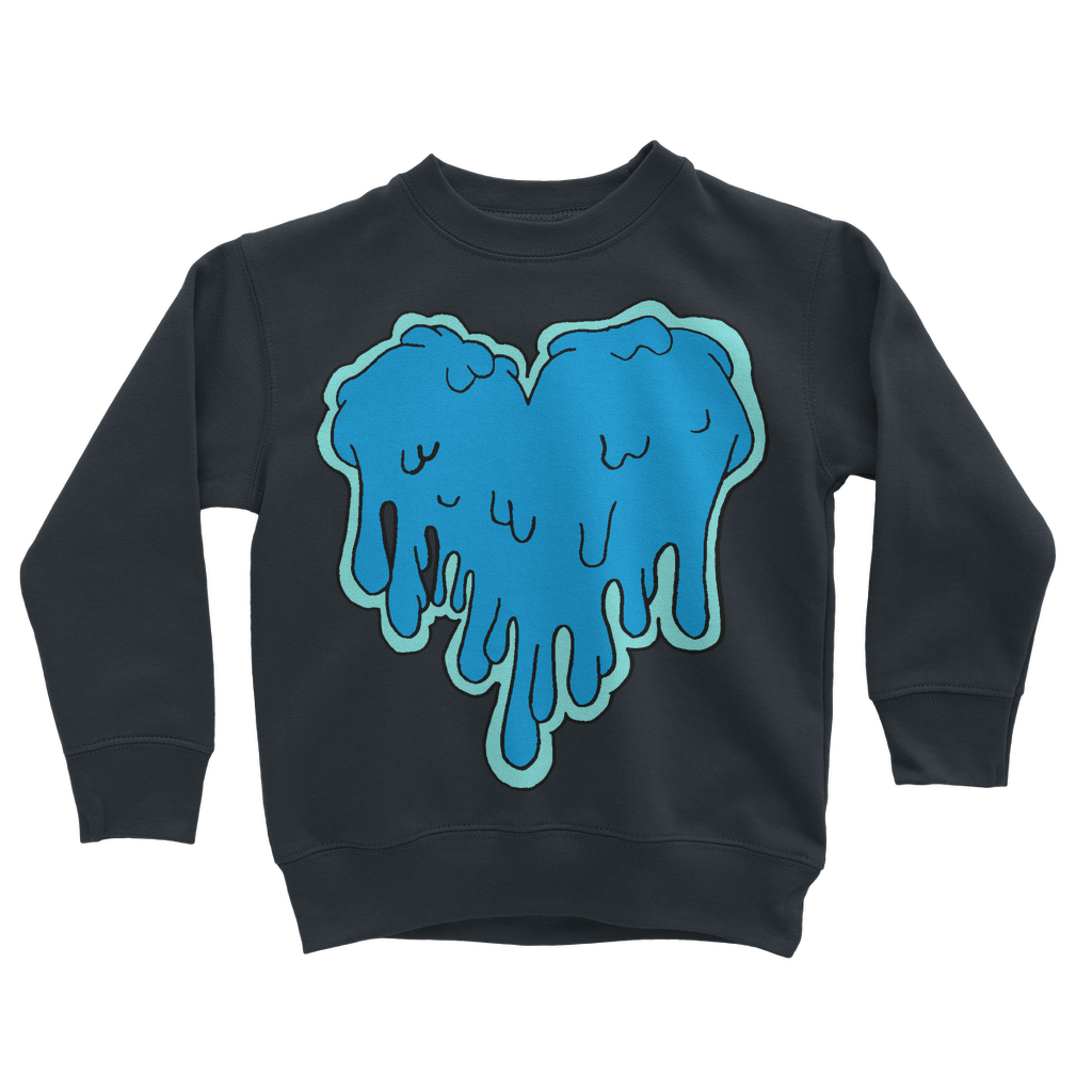 benzo heart Classic Kids Sweatshirt