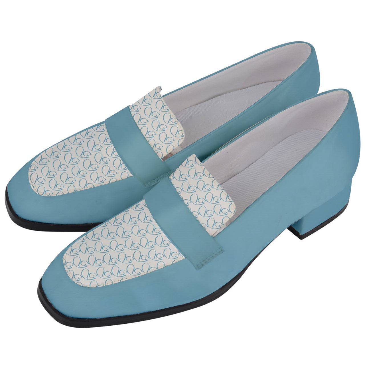 gorgani Women's Chunky Heel Loafers