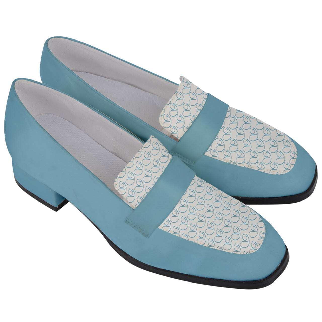 gorgani Women's Chunky Heel Loafers