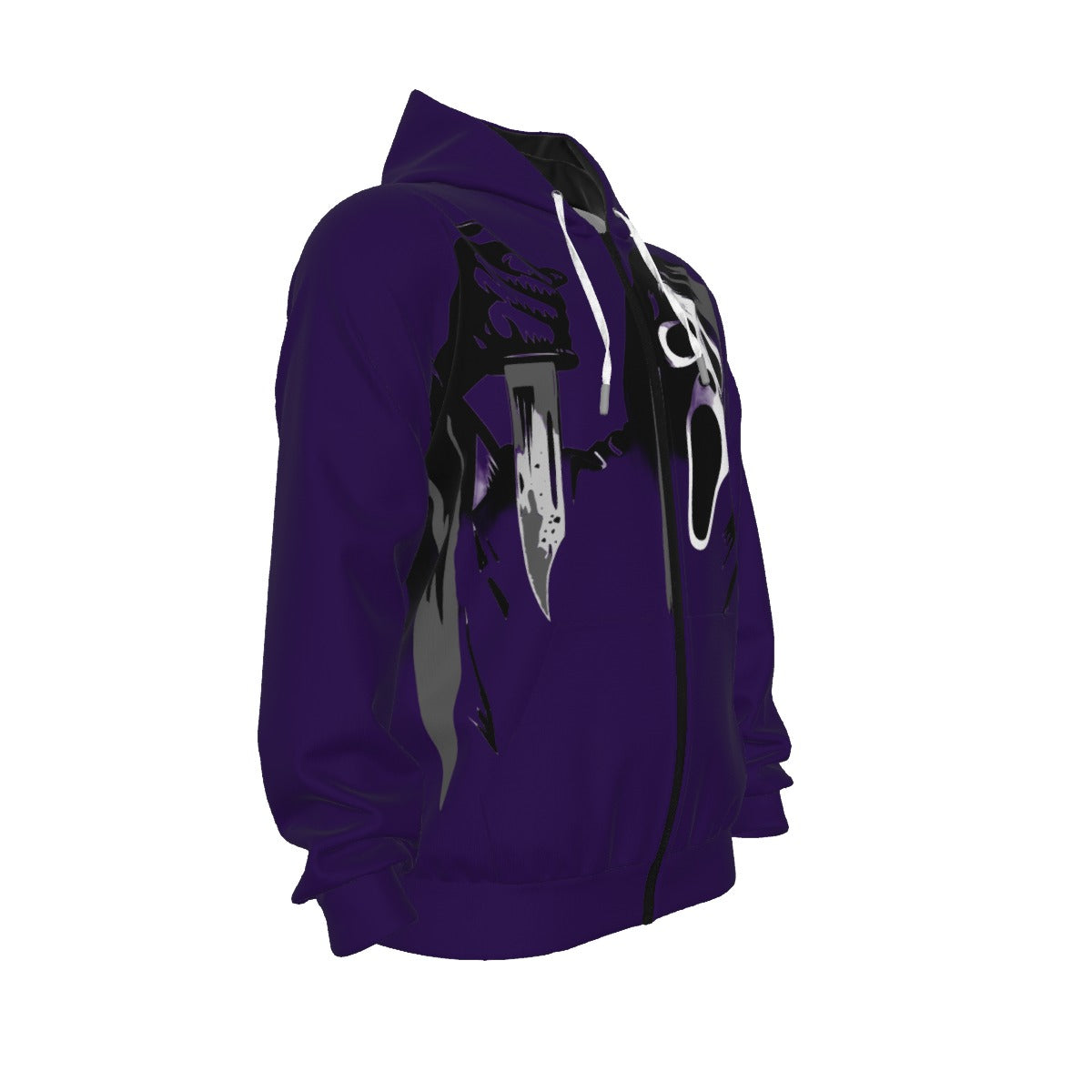 Gorgani horror addition Unisex Pullover Hoodie With Zipper Closure | 310GSM Cotton