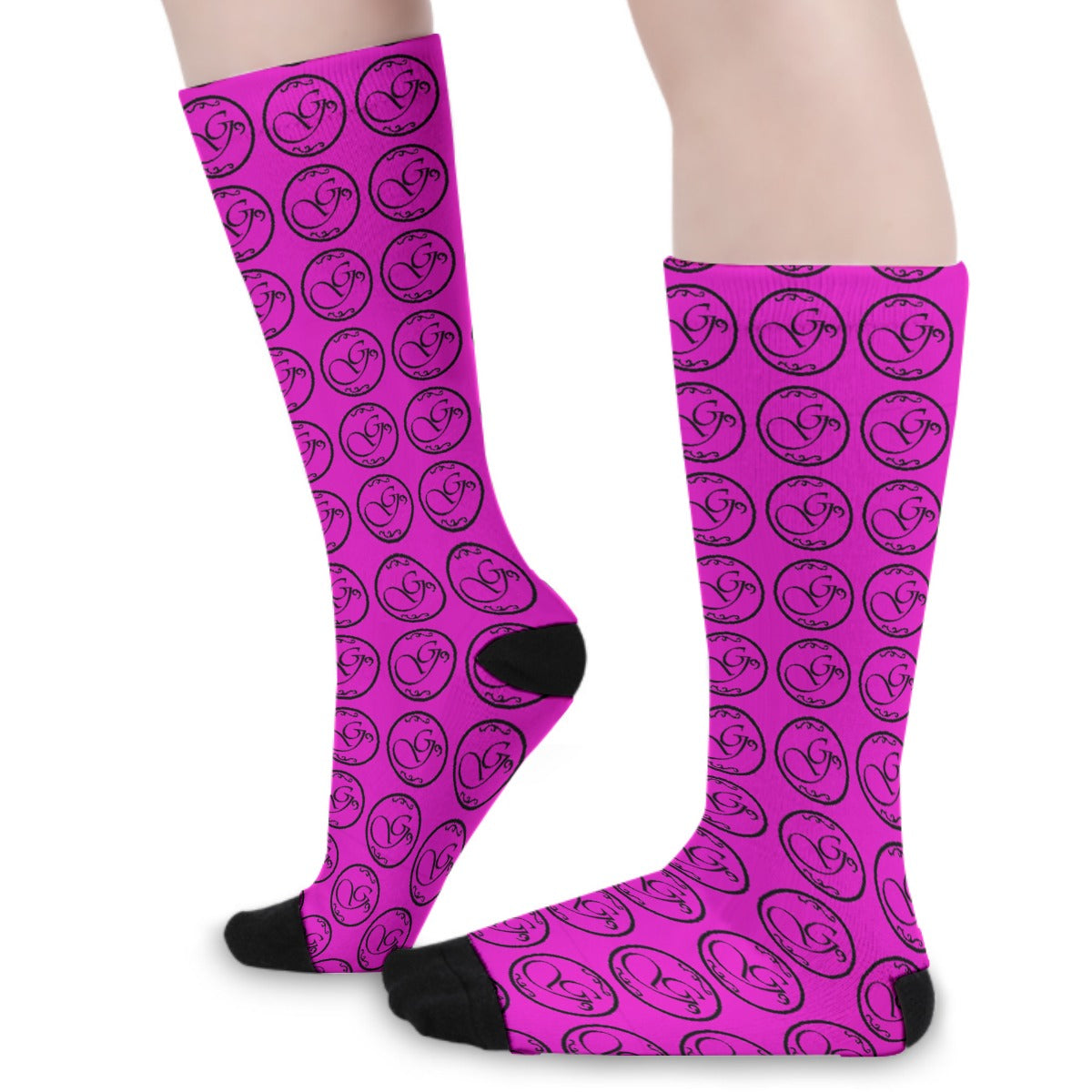 Unisex Long Socks pink